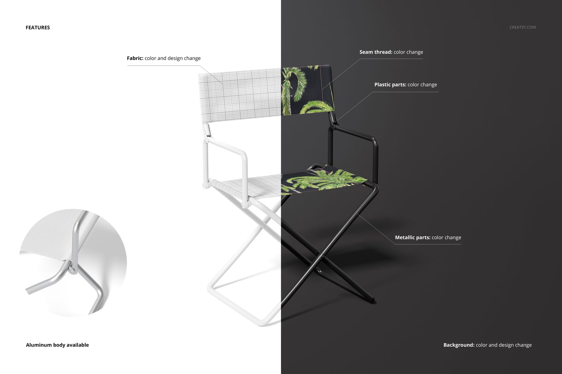 Director's Chair Mockup - mockup screenshot 3