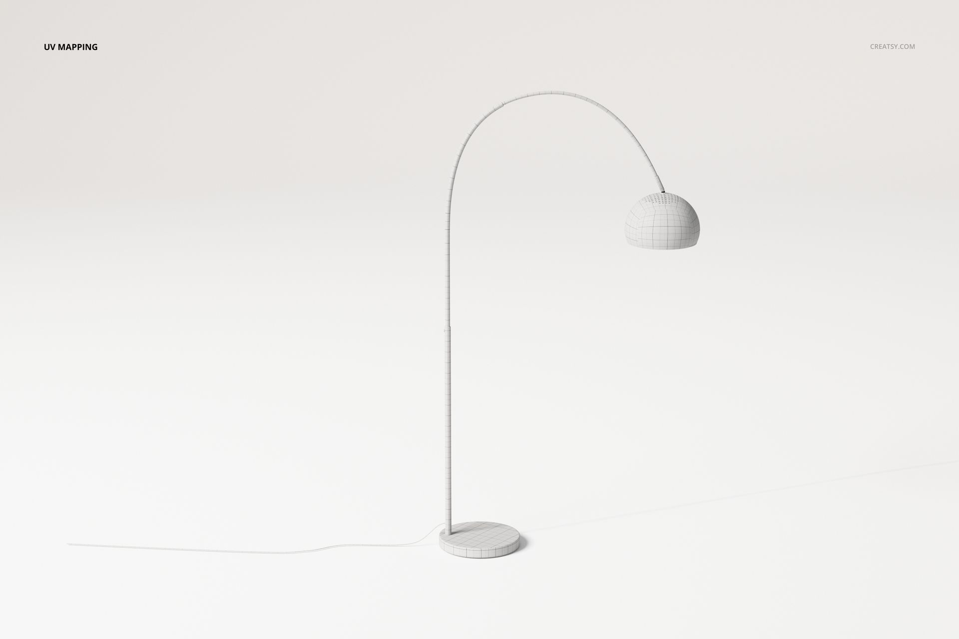 Flexible Floor Lamp 3D Model - mockup screenshot 5