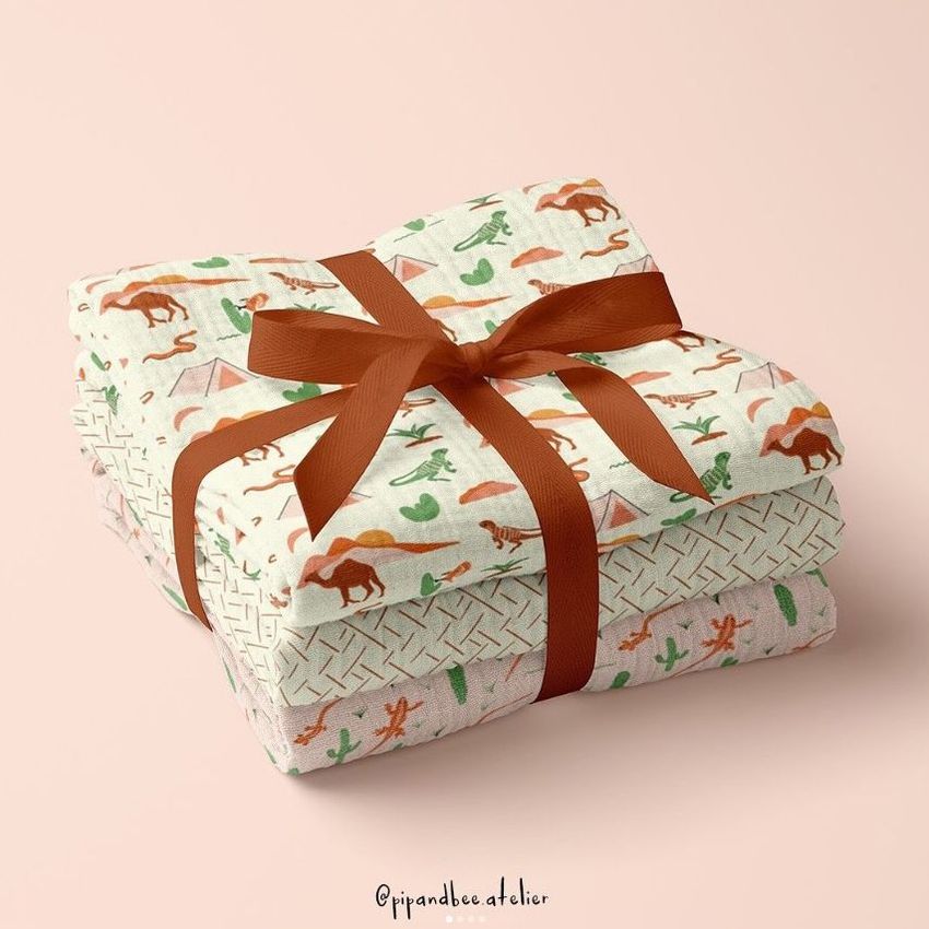 Mini Pattern Collection by Pip and Bee Atelier - Files in Use example