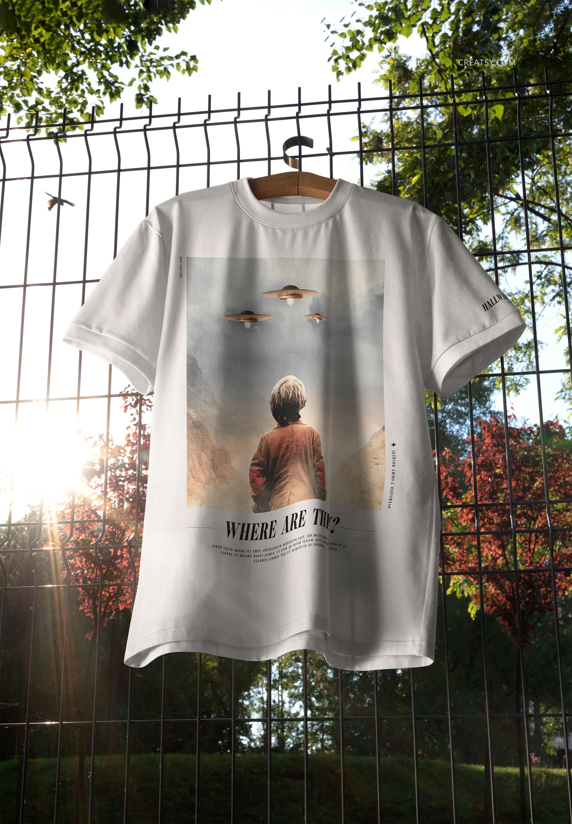 Oversized T-Shirt Mockup Set
