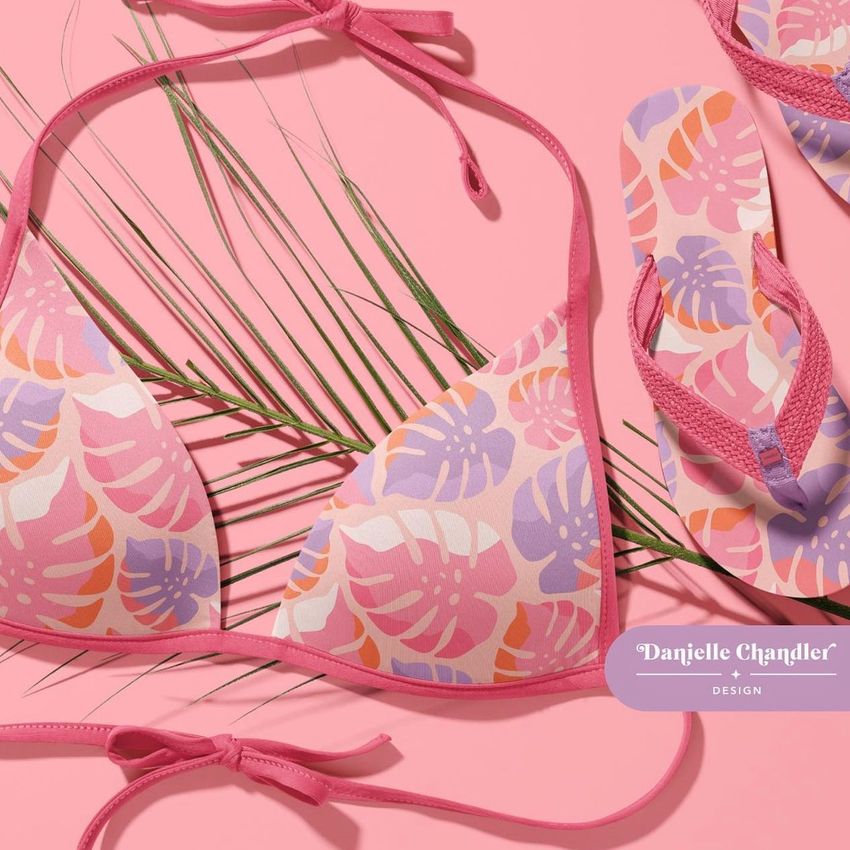 Monstera Madness by Danielle Chandler  - Files in Use example