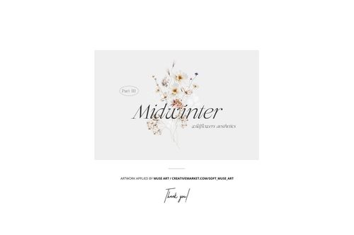 Stationery set mockup featuring a white background with delicate floral graphics and elegant typography in the center.