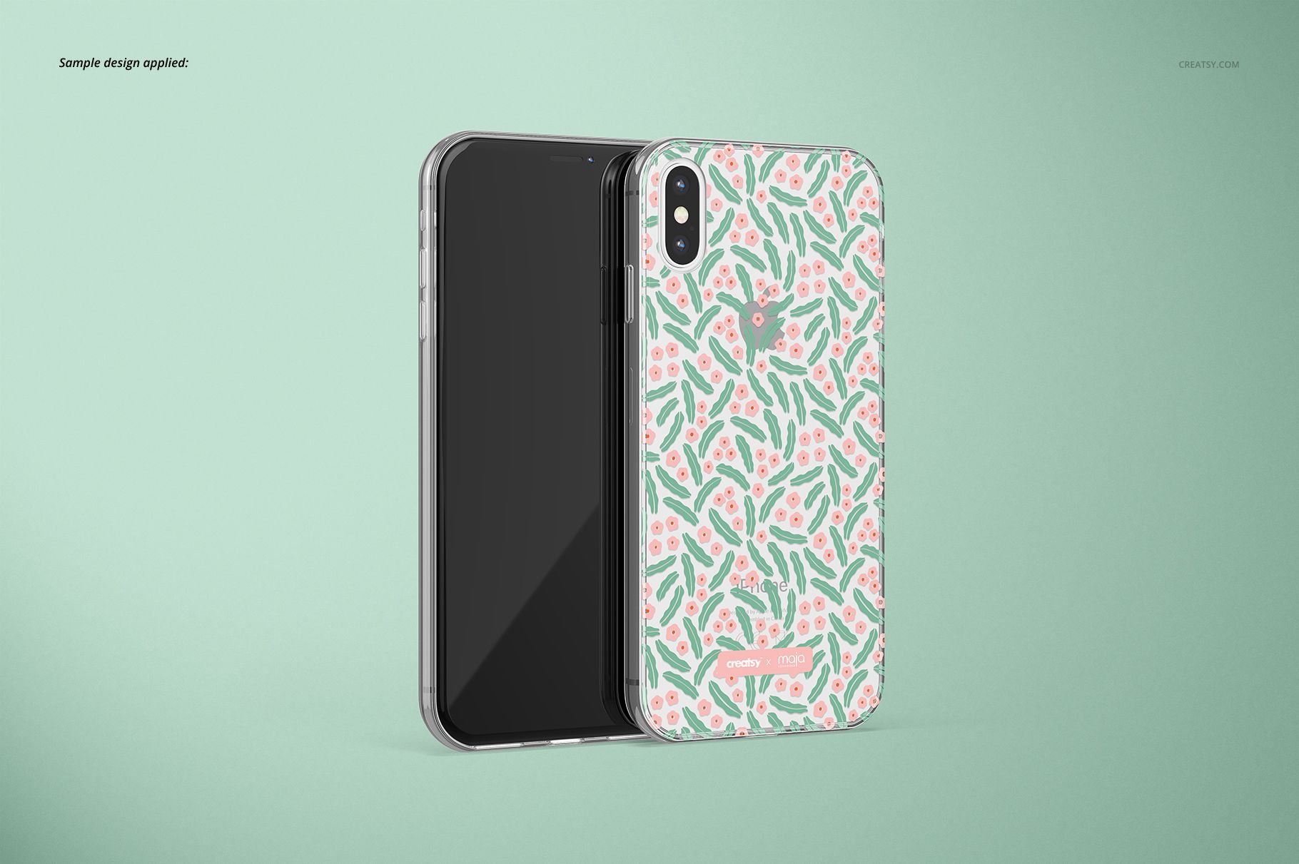 iPhone XS Clear Case Mockup Set - mockup screenshot 6
