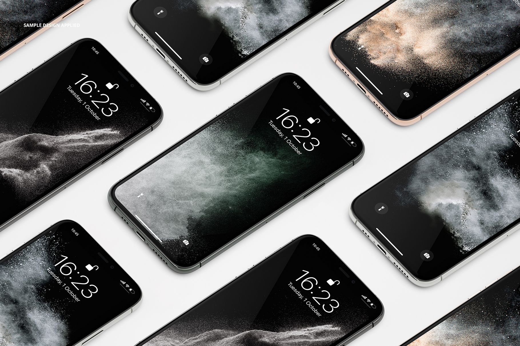 iPhone 11 Pro Display Mockup Set - mockup screenshot 13