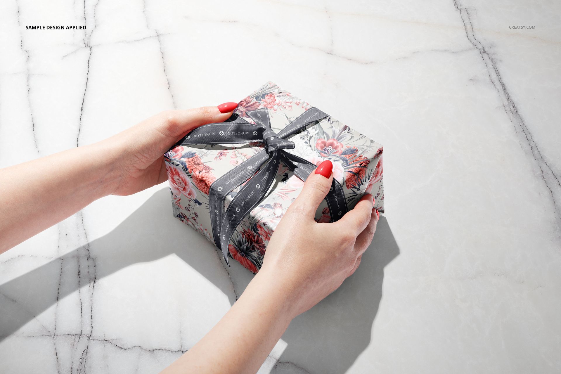 Gift Box Wrapping Paper Mockup Set - mockup screenshot 9