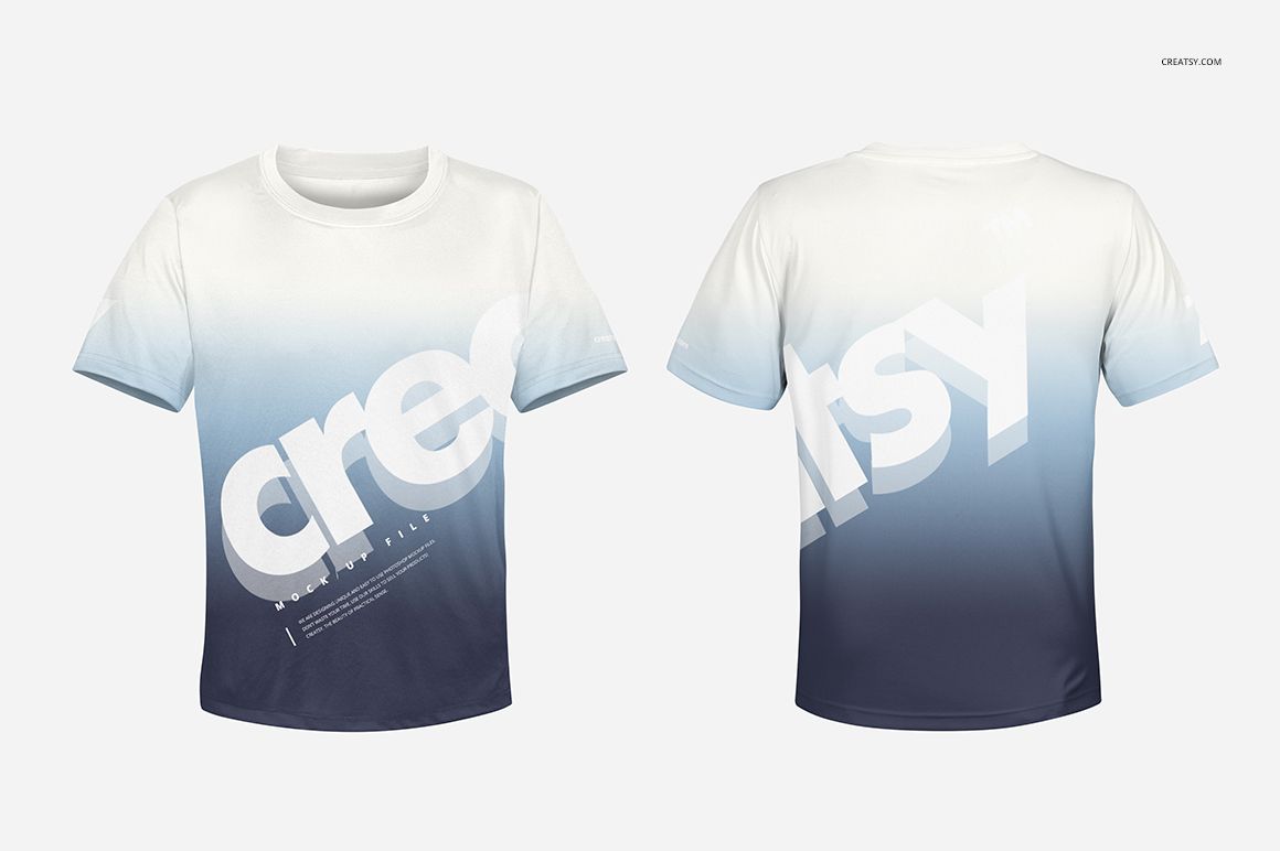 Polyester Kids T-shirt Mockup Set - mockup screenshot 2