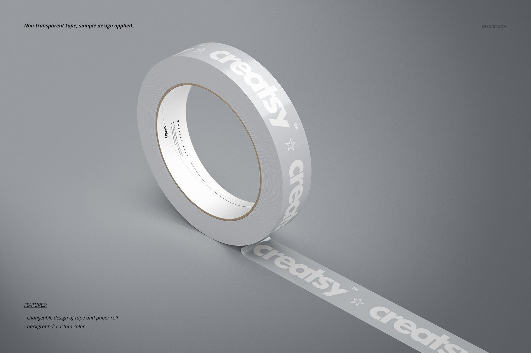 One Inch Narrow Duct Tape Mockup Set - mockup screenshot 13