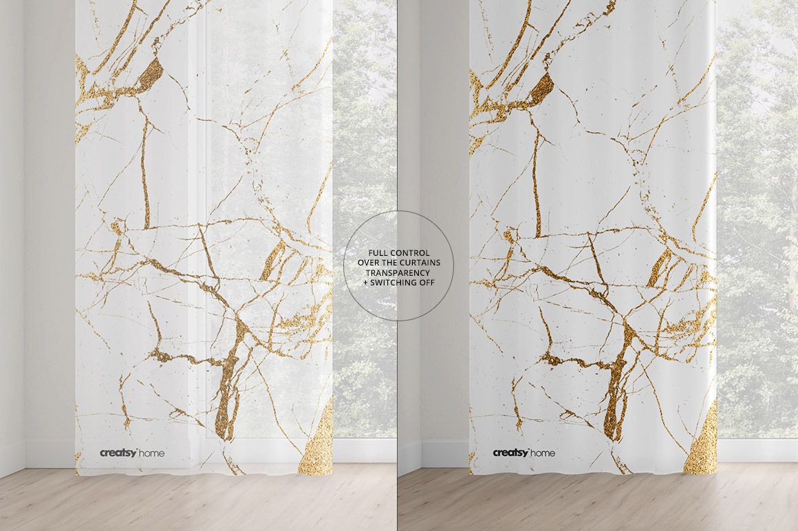 Curtains Room Scene Mockup - mockup screenshot 6