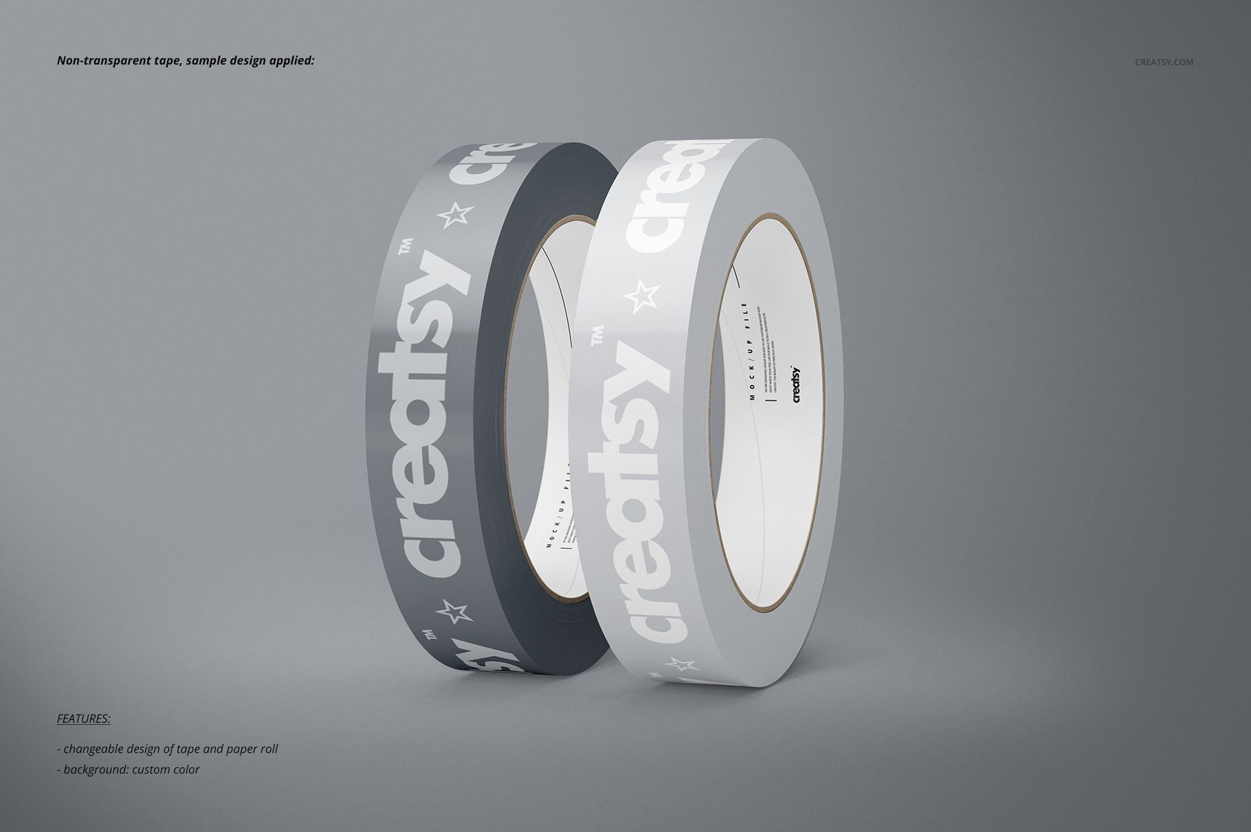 One Inch Narrow Duct Tape Mockup Set - mockup screenshot 15