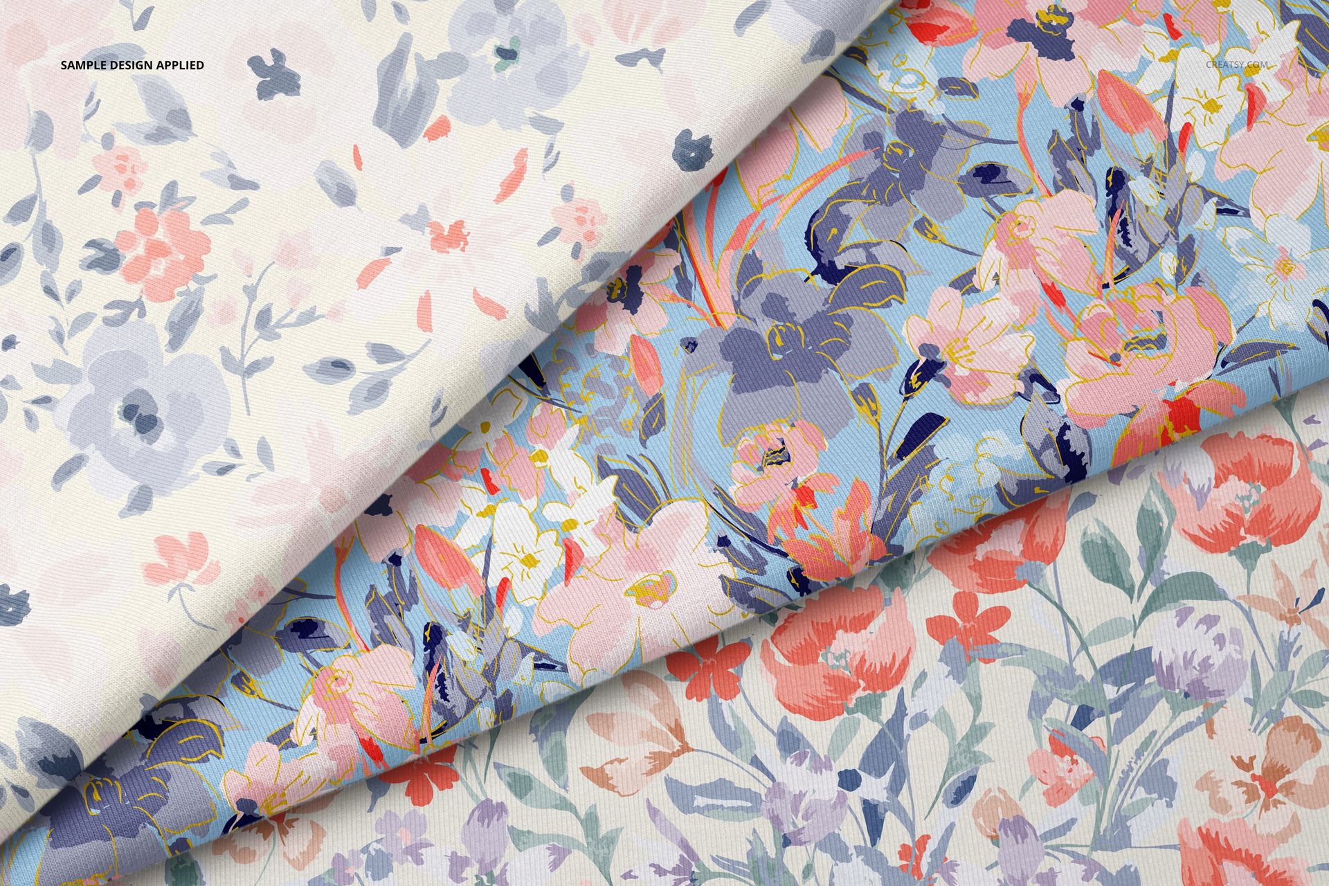 Overlapping Jersey Fabrics Mockup - mockup screenshot 4