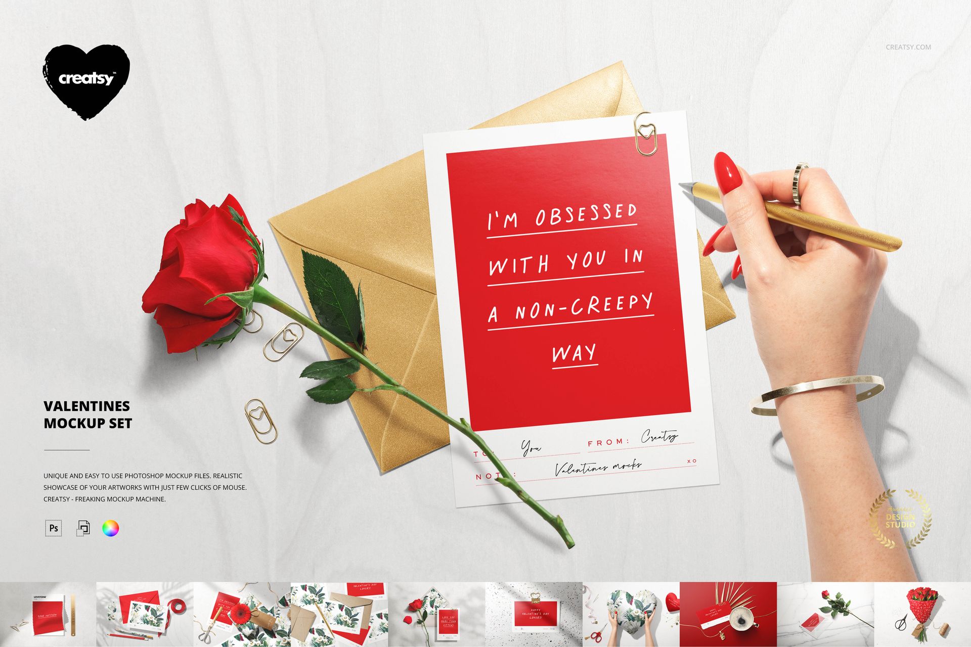 Valentines Mockup Set