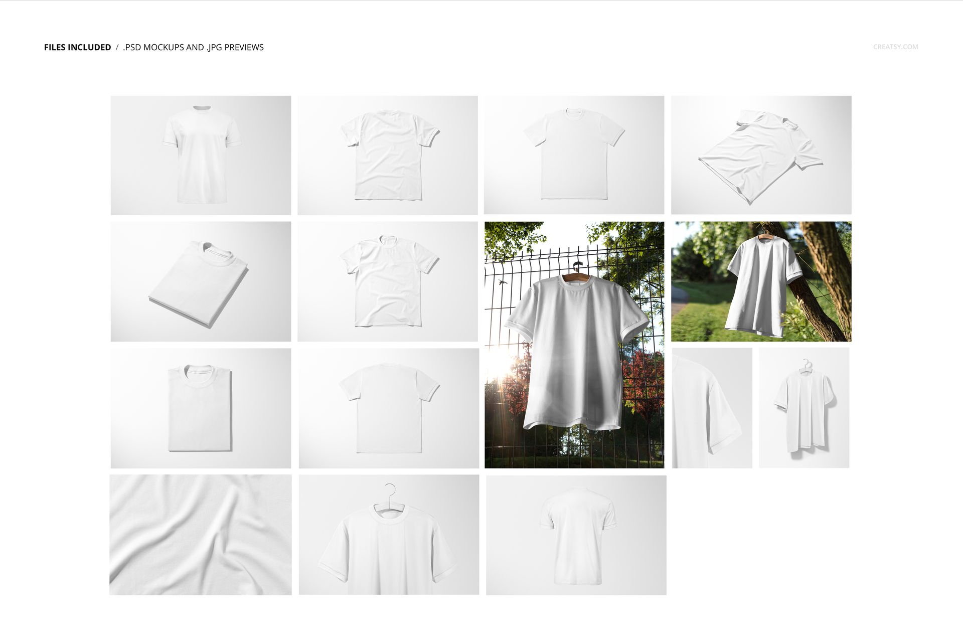 Oversized T-Shirt Mockup Set - mockup screenshot 2