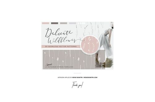 Square cushions with piping shown in a front view mockup, featuring neutral and pastel wildflower patterns on a white background.