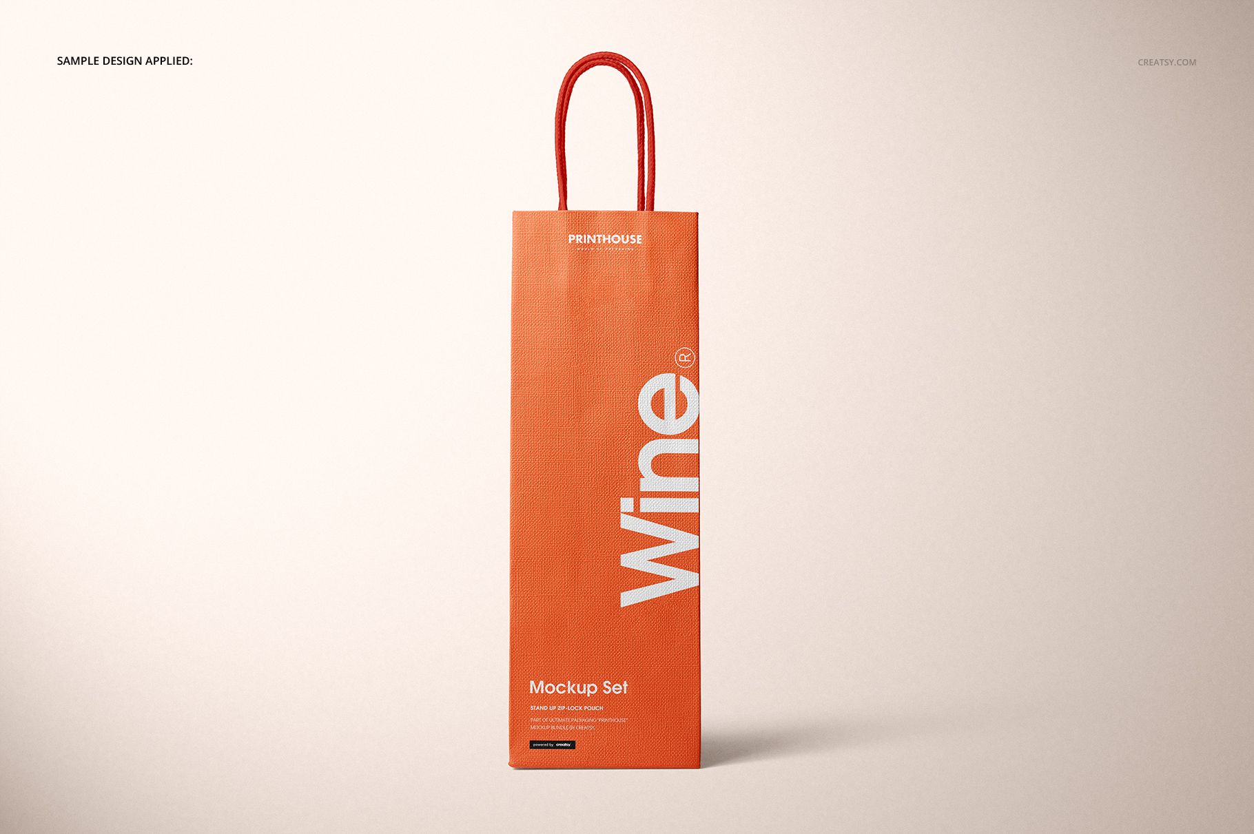 Eurotote Wine Tote Bag Mockup Set - mockup screenshot 5