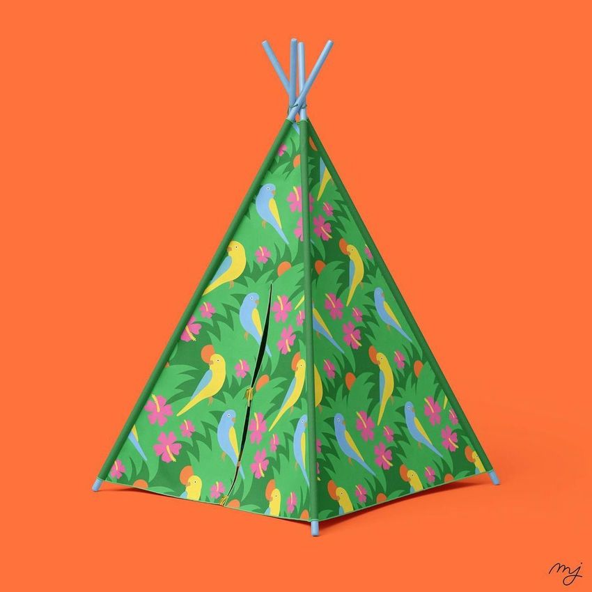 Tropical Pattern by Melanie Johnsson - Files in Use example