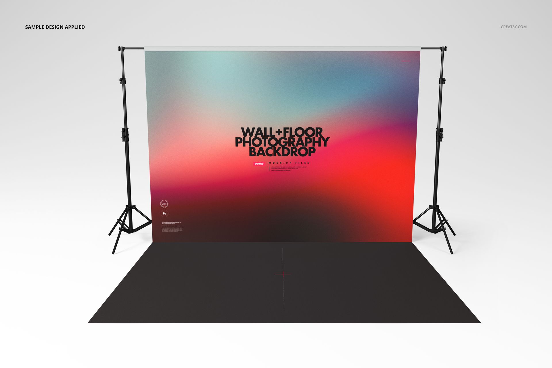 Wall and Floor Photography Backdrop Mockup Set - mockup screenshot 4