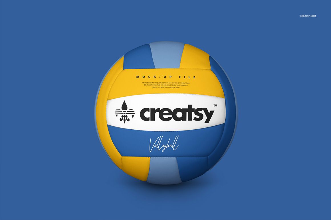 Volleyball Ball Mockup Set - mockup screenshot 5
