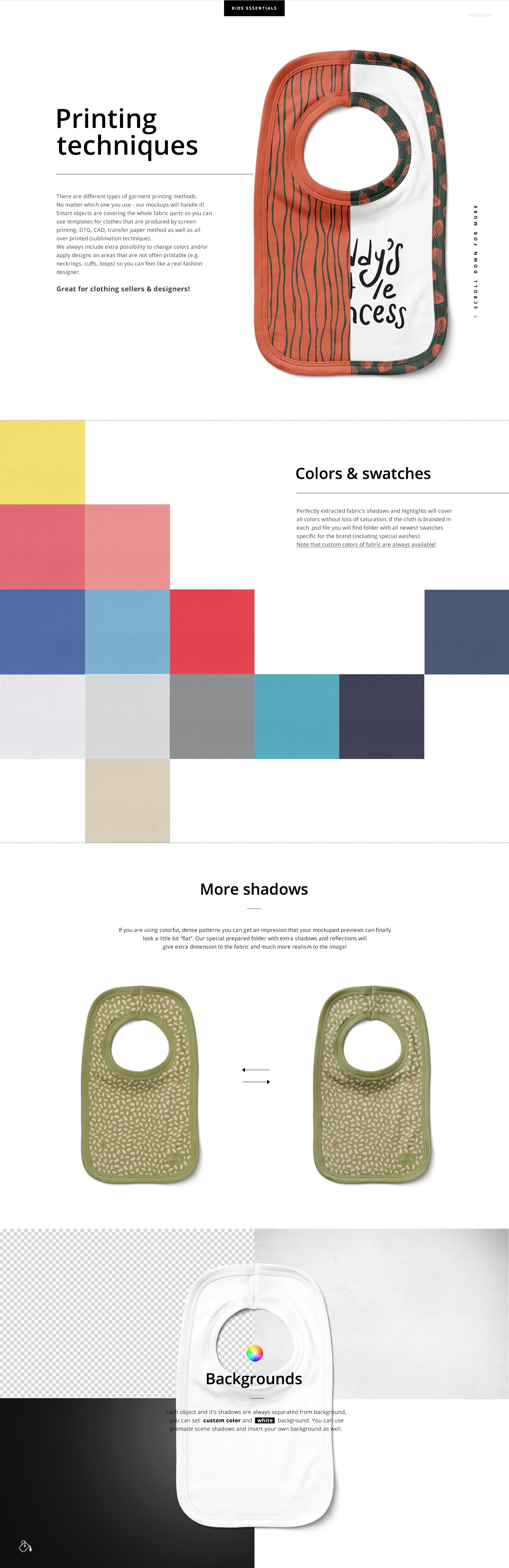 Pullover Bibs Mockup Set (1/KEv.1) - mockup screenshot 3