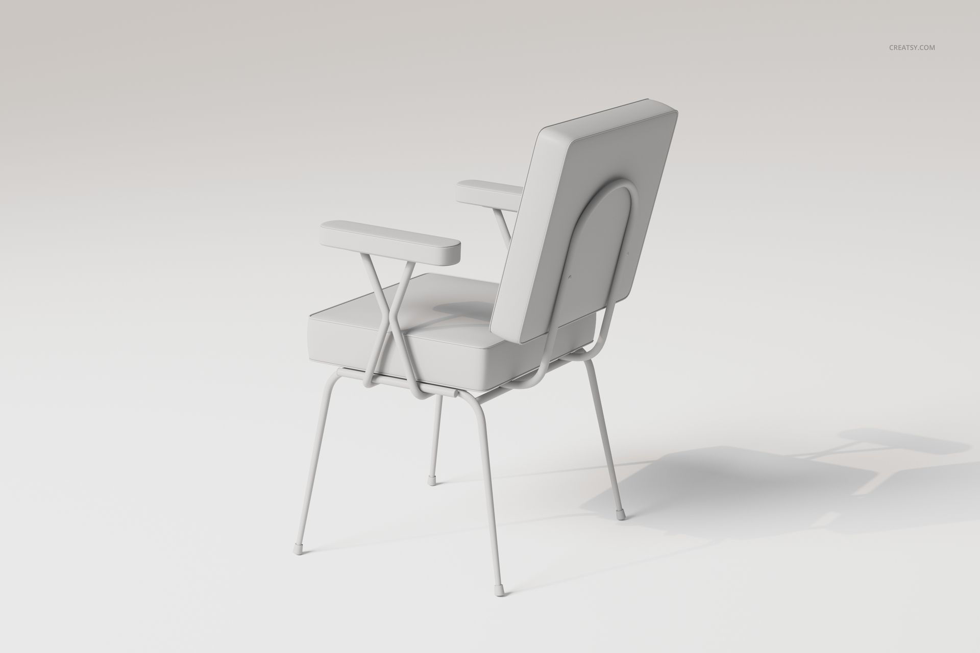 Modern Office Chair 3D Model - mockup screenshot 4