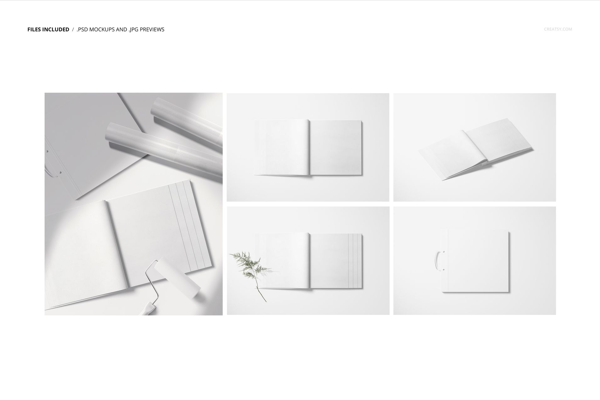 Wallpaper Sample Book Mockup Set - mockup screenshot 2