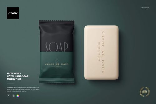 Hotel Hand Soap Mockup Set - mockup preview 1