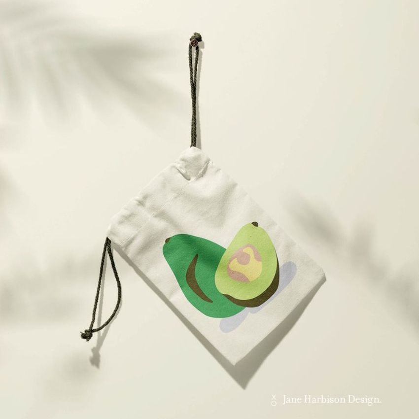 Avocado Pattern  by Jane Harbison  - Files in Use example