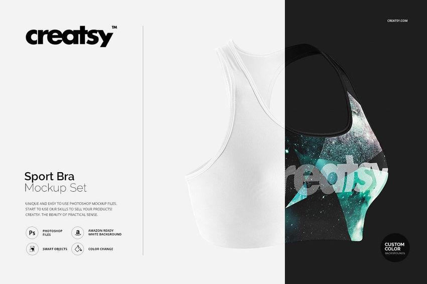 Sport Bra Mockup Set - mockup screenshot 1