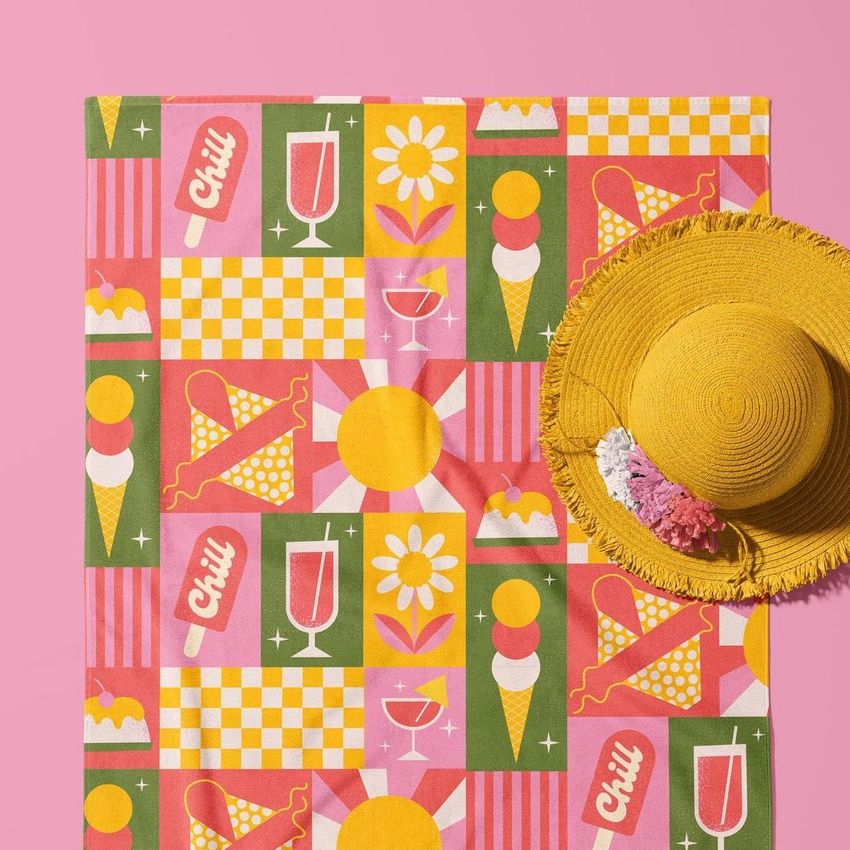  Pool Party Pattern by Jess Miller - Files in Use example