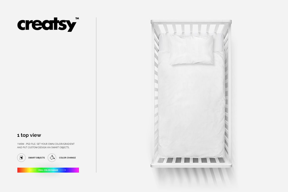 Crib Bedding Mockup - mockup screenshot 5