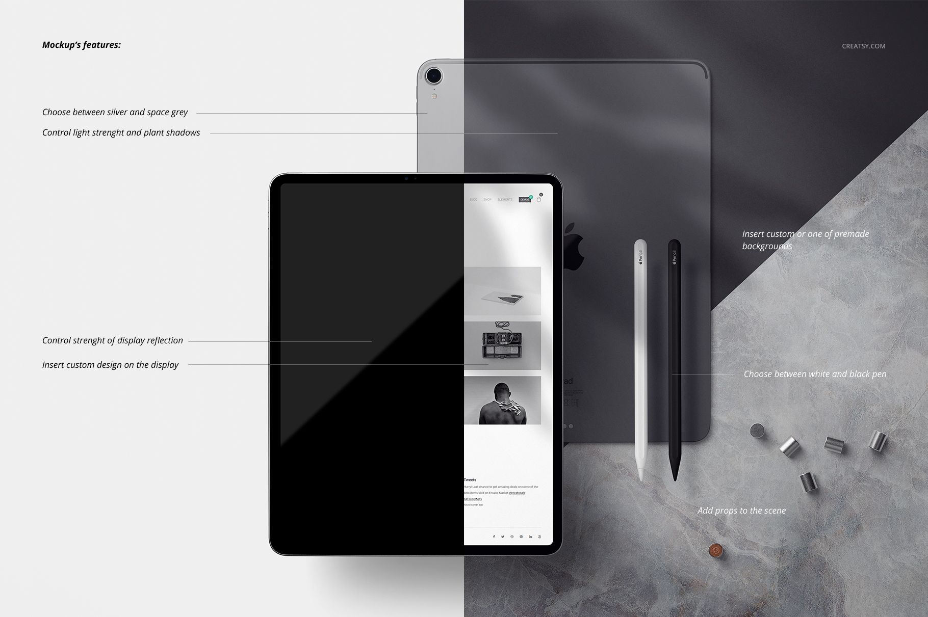 iPad Pro Mockup Set - mockup screenshot 6