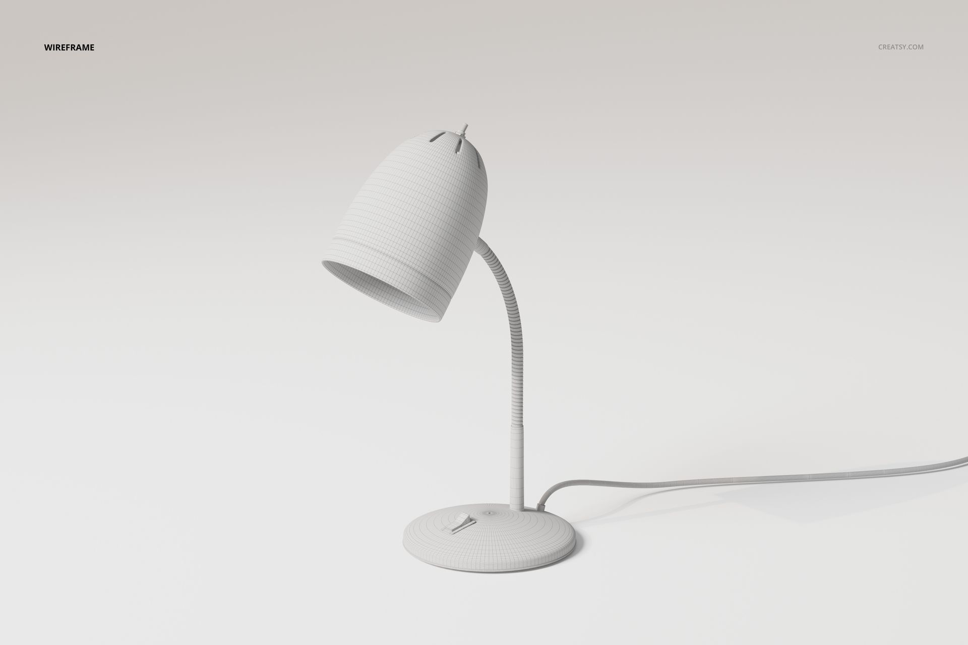Modern Bedside Lamp 3D Model - mockup screenshot 5
