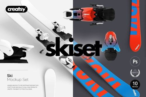 Ski Mockup Set - mockup preview 1