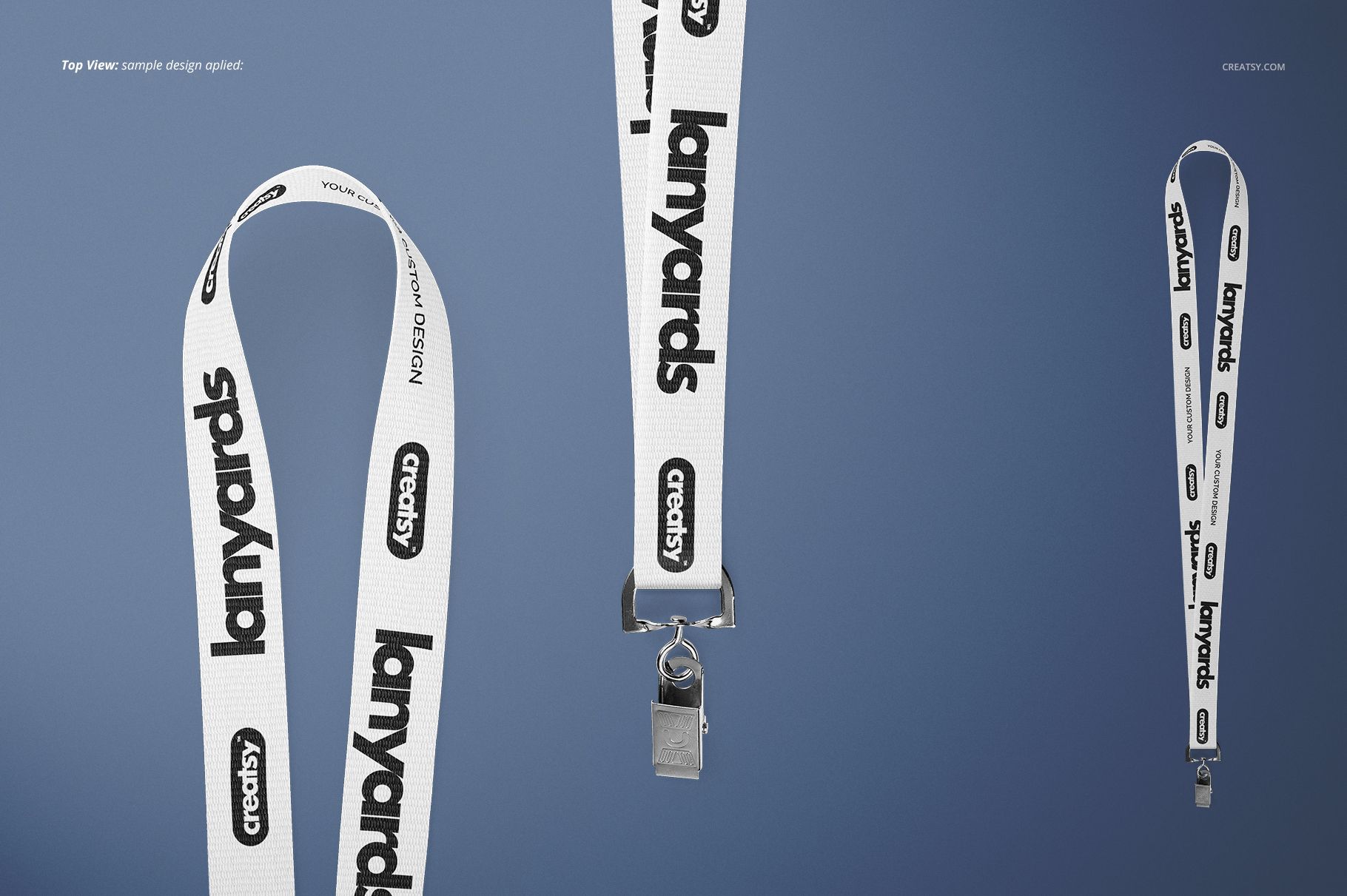 Polyester Lanyards Mockup Set - mockup screenshot 6