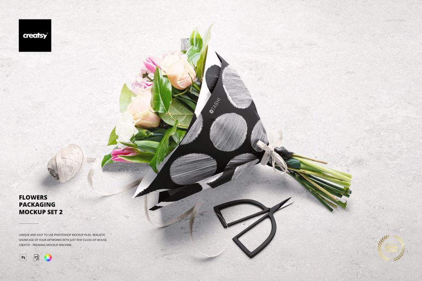 Flowers Packaging Mockup Set 2 - mockup screenshot 1