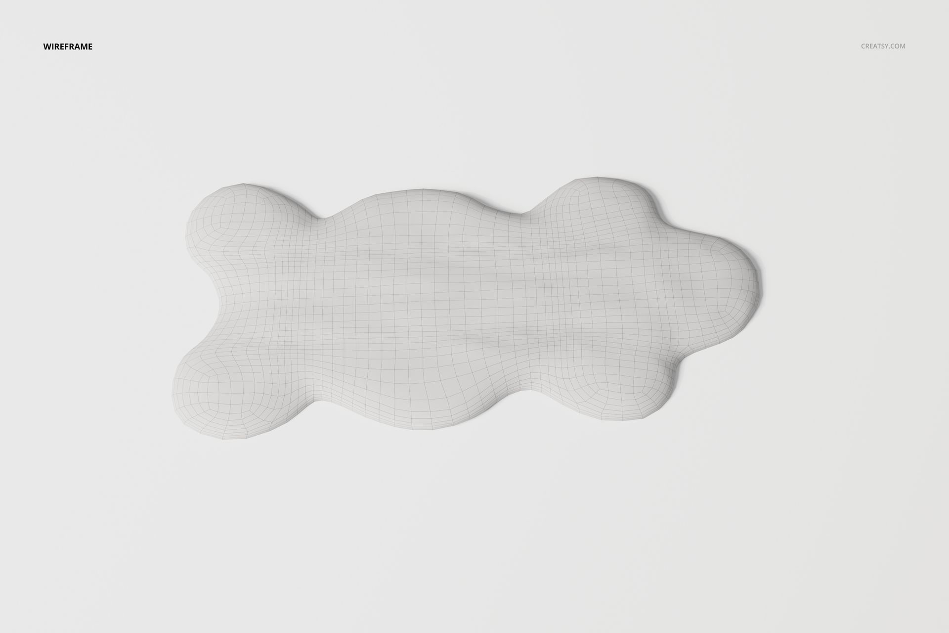 Faux Sheepskin Rug 3D Model - mockup screenshot 6