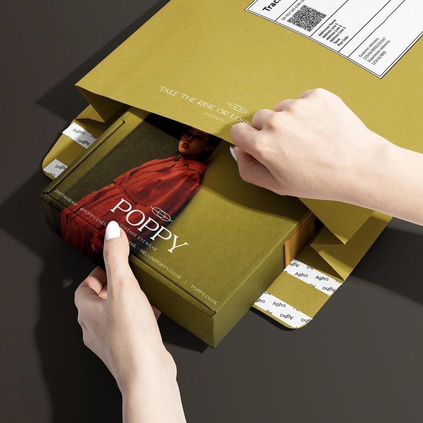 Poppy Visual Identity  by Lily Taberner - Files in Use example