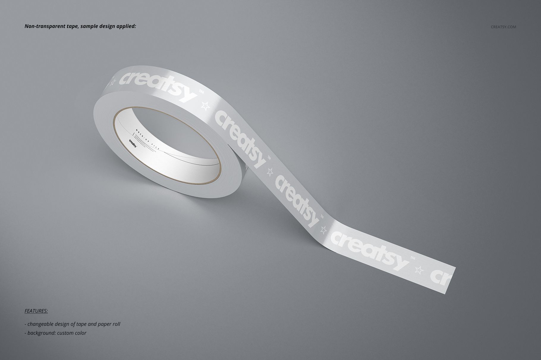 One Inch Narrow Duct Tape Mockup Set - mockup screenshot 12