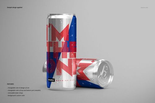 Energy Drink Can Mockup Set - mockup screenshot 16