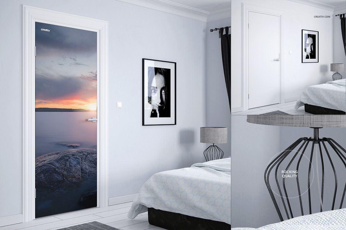 Door Murals Mockup Set - mockup screenshot 2