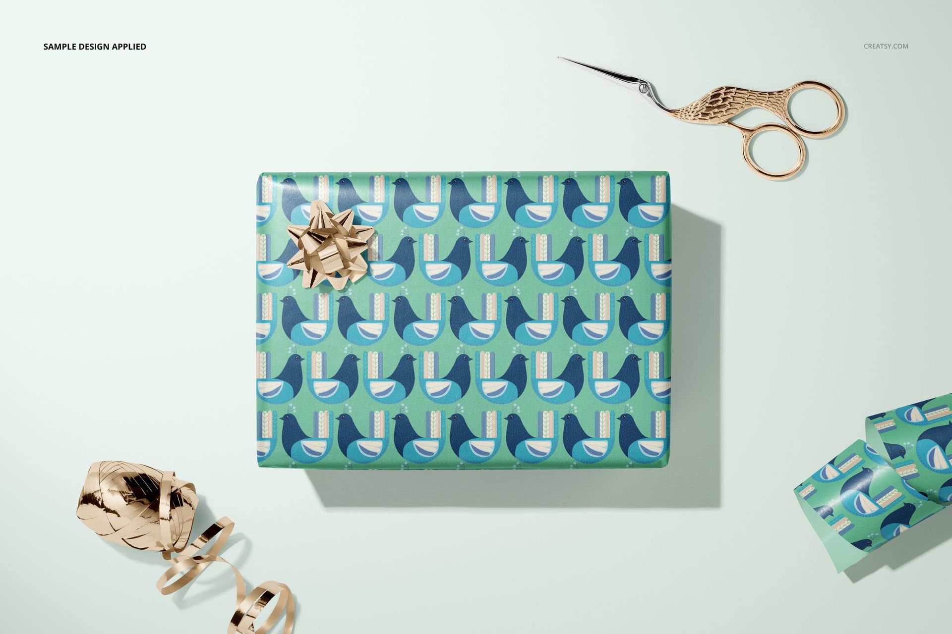 Gift Wrapping Paper Mockup Bundle - mockup screenshot 32