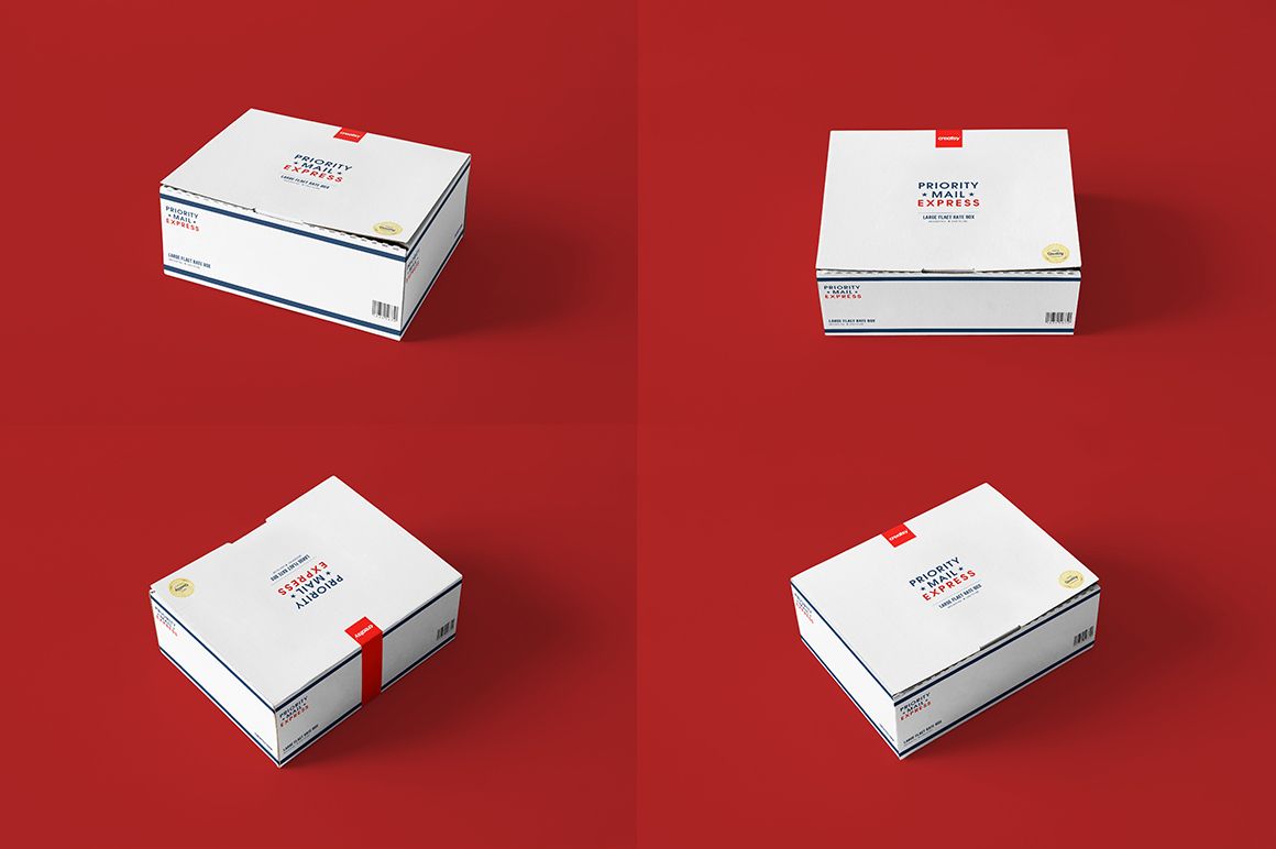 Mailing Box 3 Types Mockup Set - mockup screenshot 6