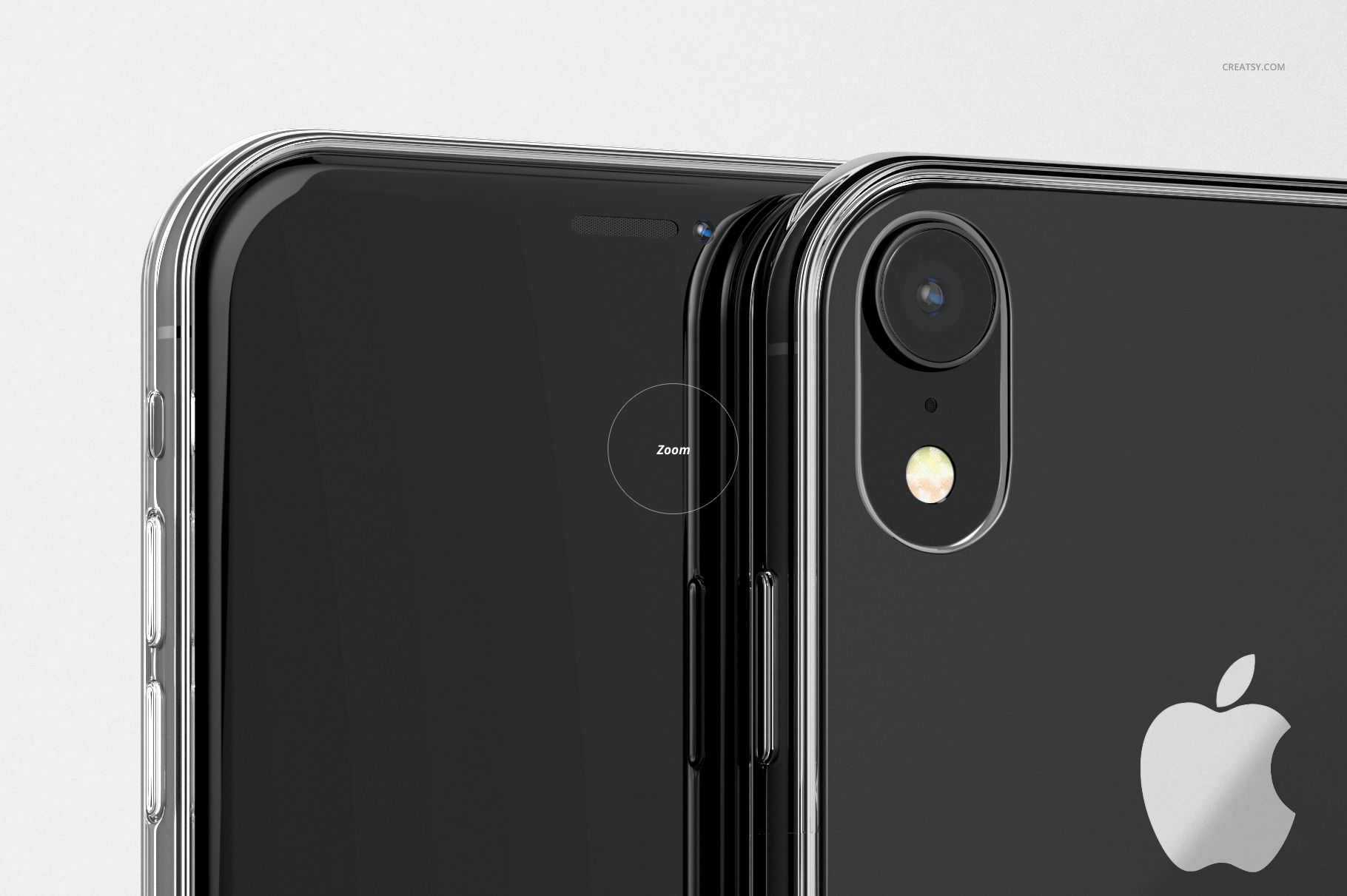 iPhone XR Clear Case Mockup Set - mockup screenshot 13