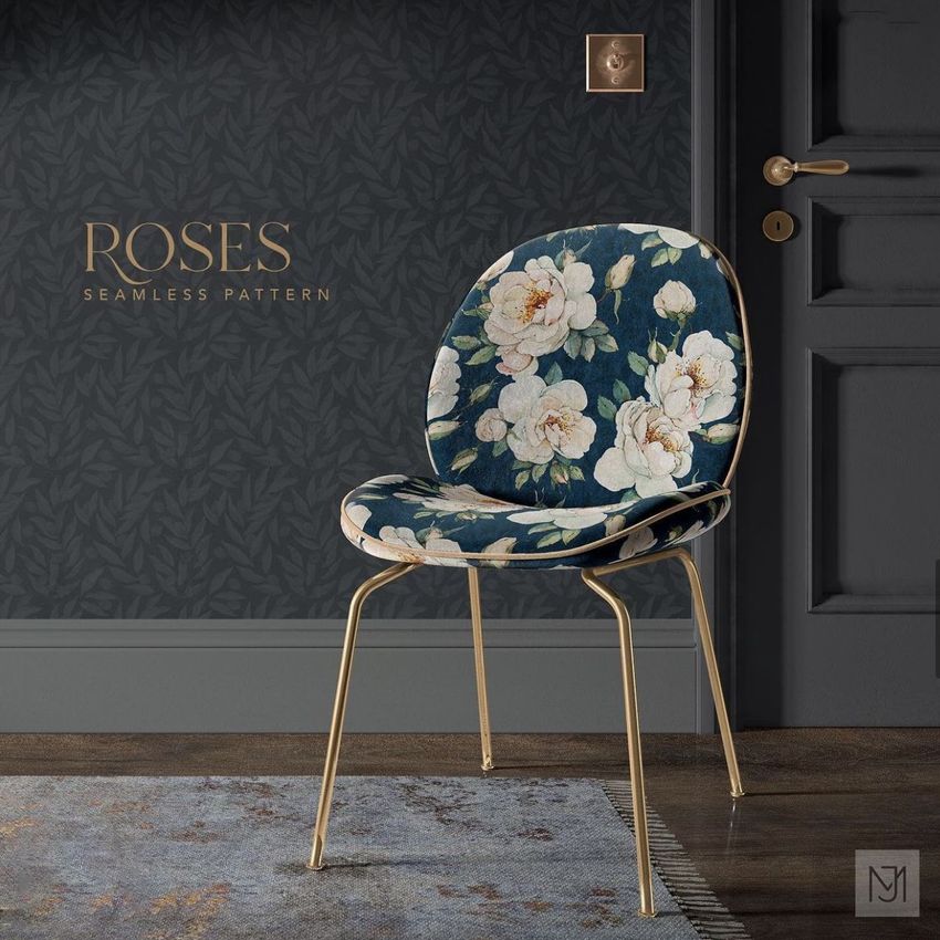 Roses Seamless Pattern by Media Jamshidi - Files in Use example