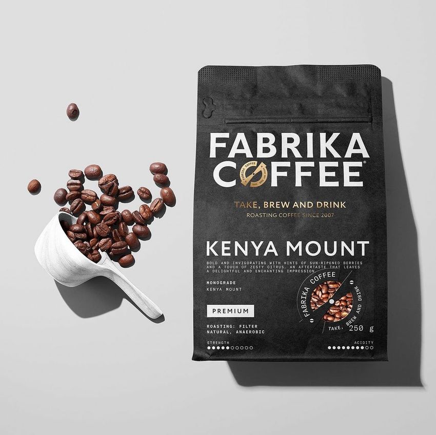 Fabrika Coffee II by W Design Bureau - Files in Use example