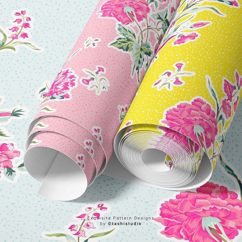 Floral Pattern  by Tashi Studio - Files in Use example