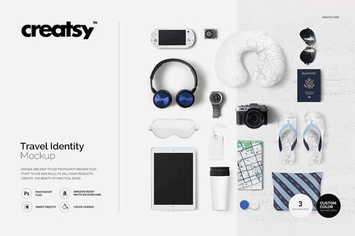 Travel Identity Mockup - mockup preview 1