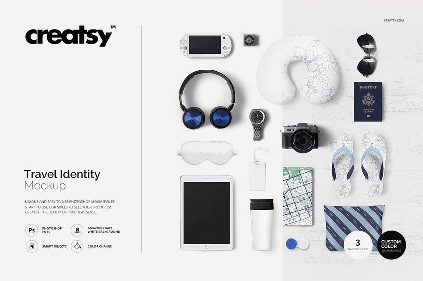 Travel Identity Mockup - mockup screenshot 1