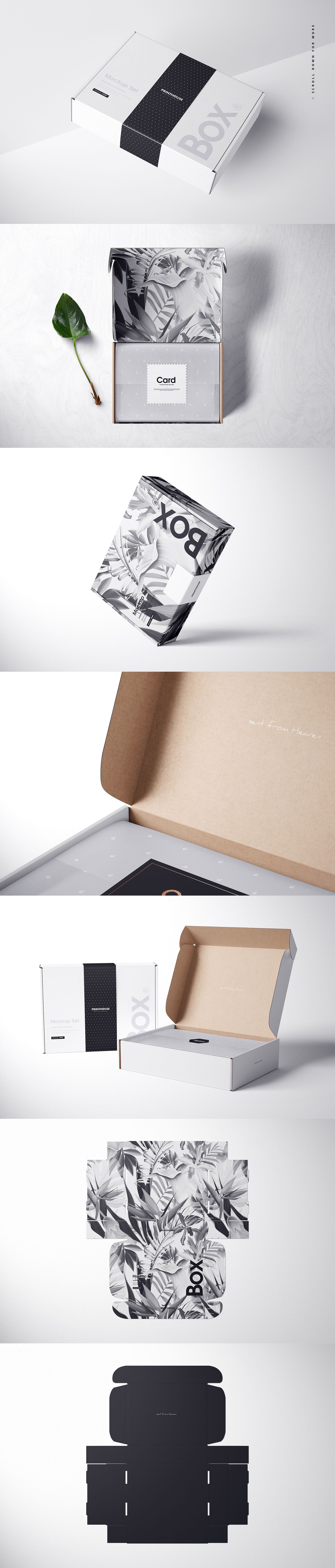 Mailing Box Mockup Bundle - mockup screenshot 6