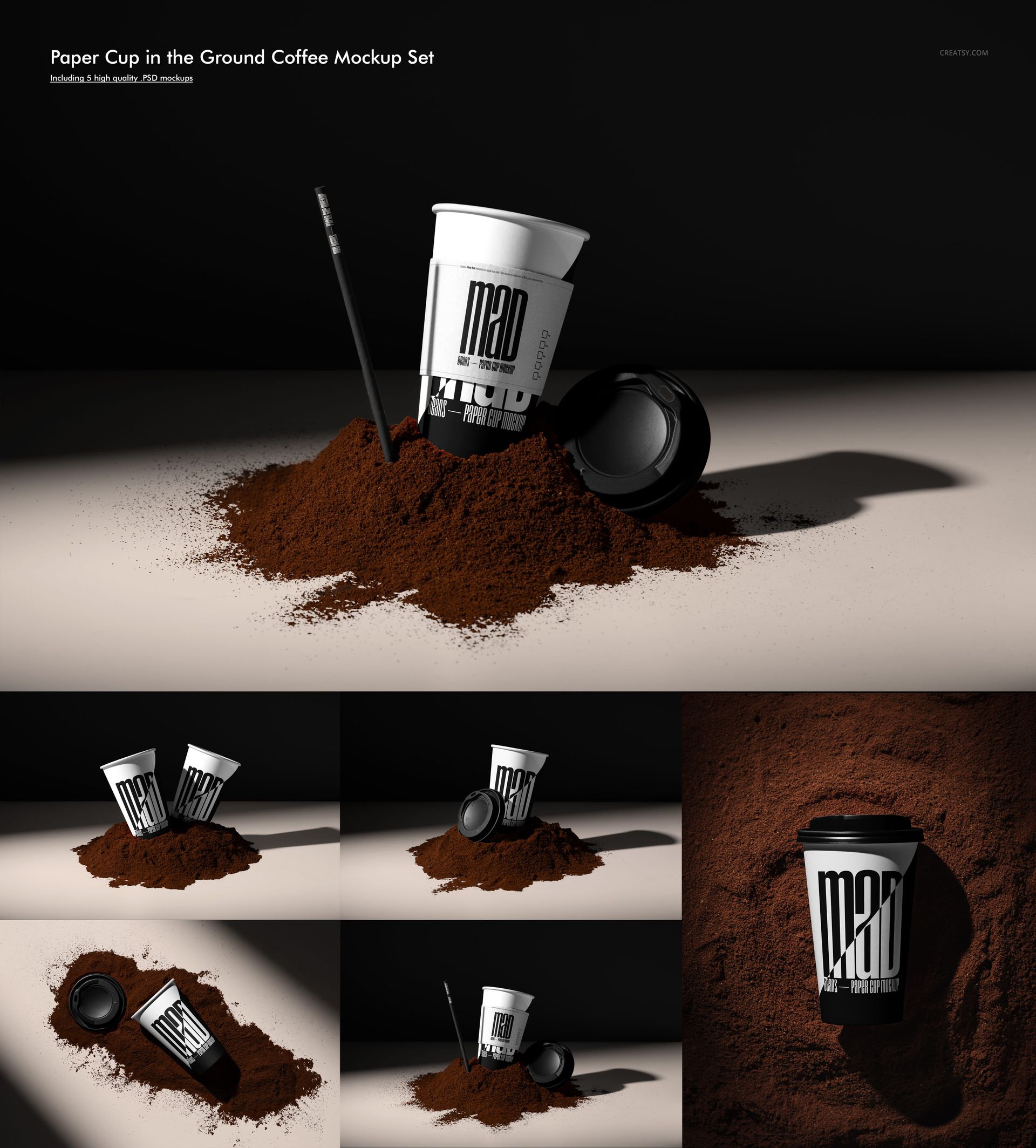 Paper Cup Mockup Bundle - mockup screenshot 16