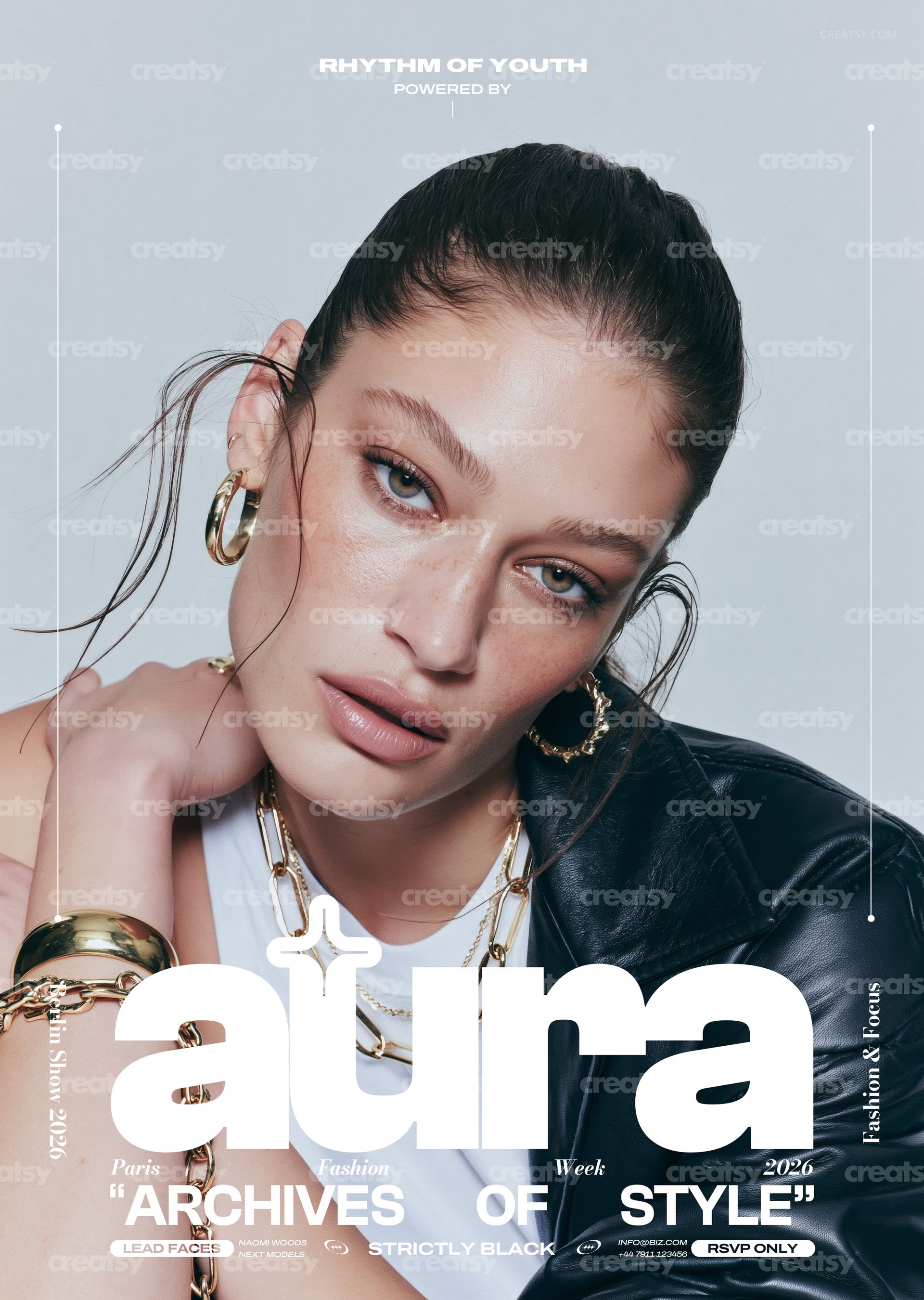 Strictly Style Aura Poster Template